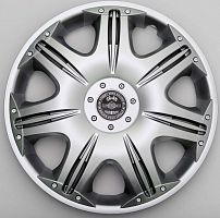 Колпаки декоративные Opus серебристый 15"