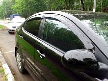 Дефлекторы окон (ветровики) Hyundai Elantra с 2007-2010 г.в.Sedan