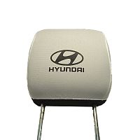 Чехлы на подголовник белые Hyundai