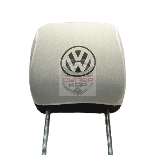 Чехлы на подголовник белые Volkswagen